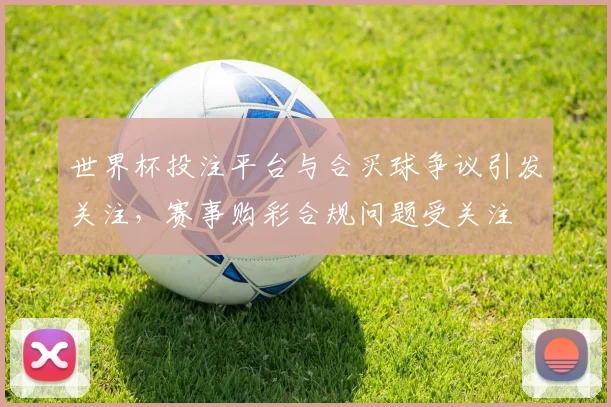 世界杯投注平台与合买球争议引发关注，赛事购彩合规问题受关注